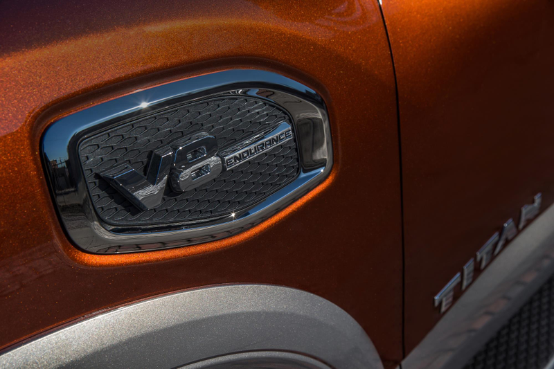 Illustration for article titled The 2017 Nissan Titan Crew Cab Is The Baby Titan With A Big V8